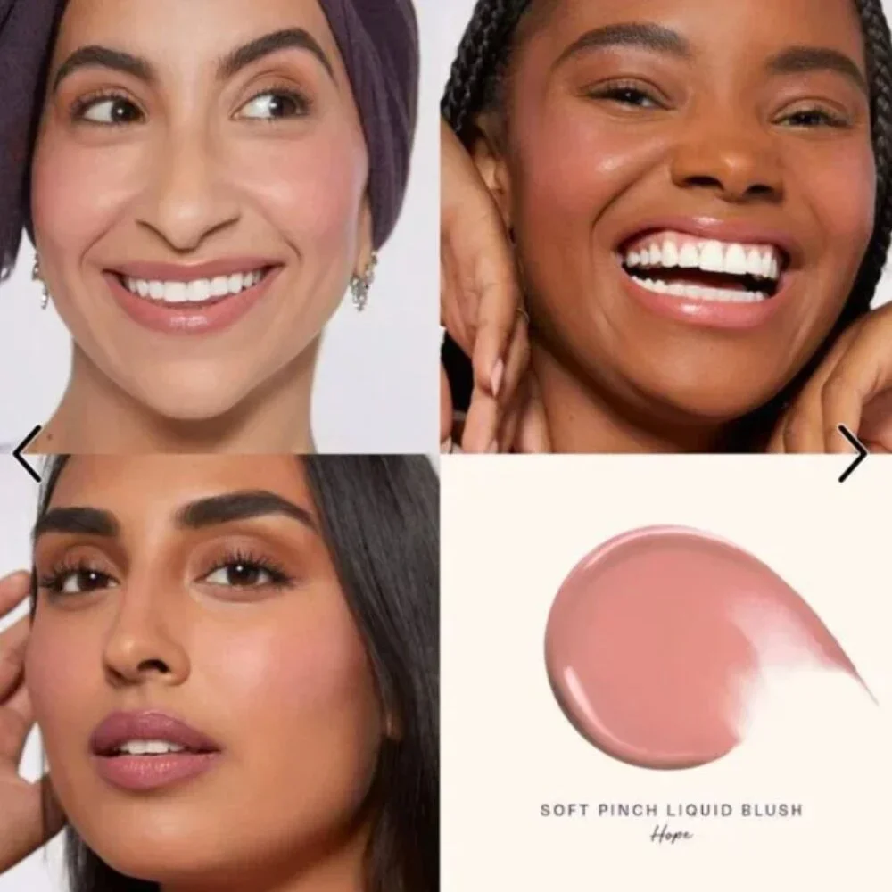 NWT Rare Beauty by Selena Gomez Mini Soft Pinch Hope x4 - nude mauve (dewy)
